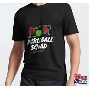 Pickleball Squad Tshirt Retro Classic